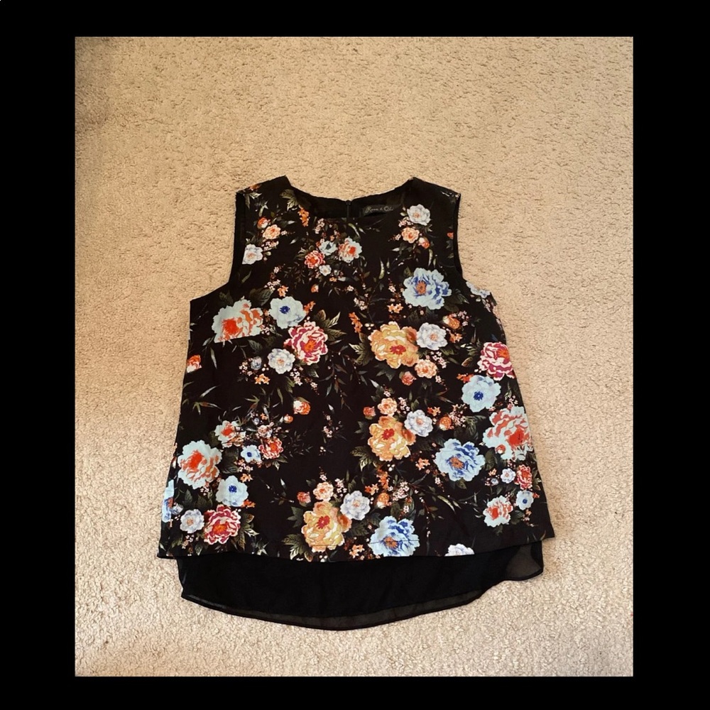 Floral tank top